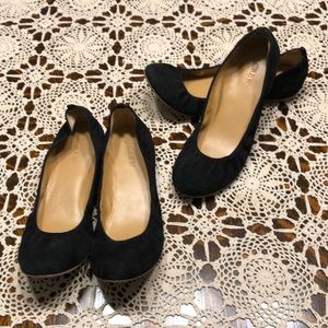 JCrew Factory Suede Ballet Flats 2 Pairs!!!
